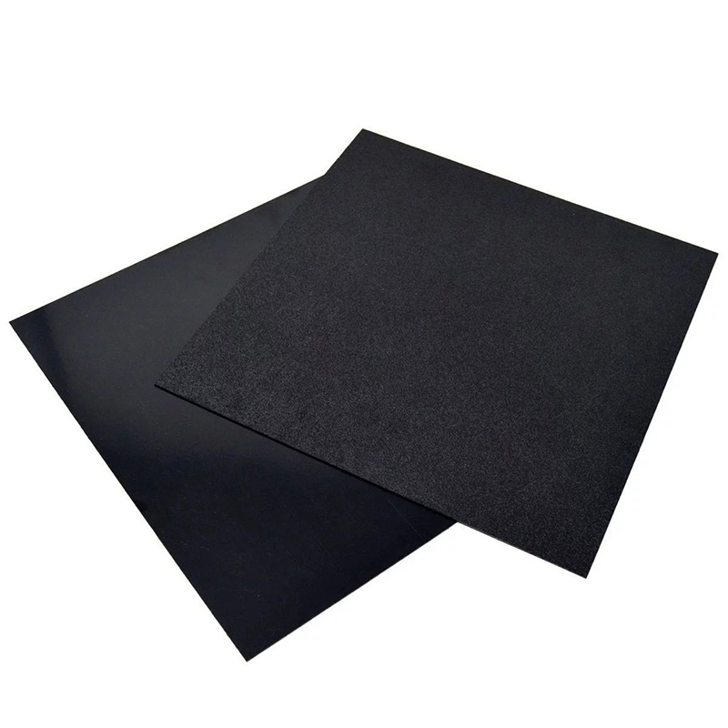 2mm黑色再生HIPS板材，適用于通用熱成型